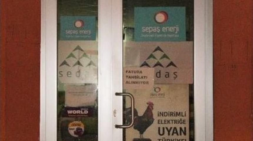 Yılın Son G&uuml;n&uuml; Sedaş&rsquo;a Saldırı Ger&ccedil;ekleştirdi