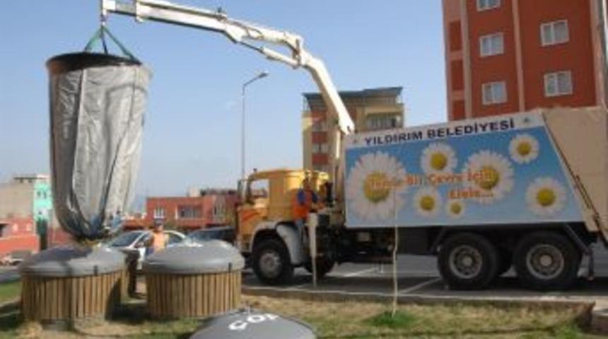 Yıldırım Belediyesi 3 Bin 600 Ton Geri D&ouml;n&uuml;ş&uuml;m Topladı