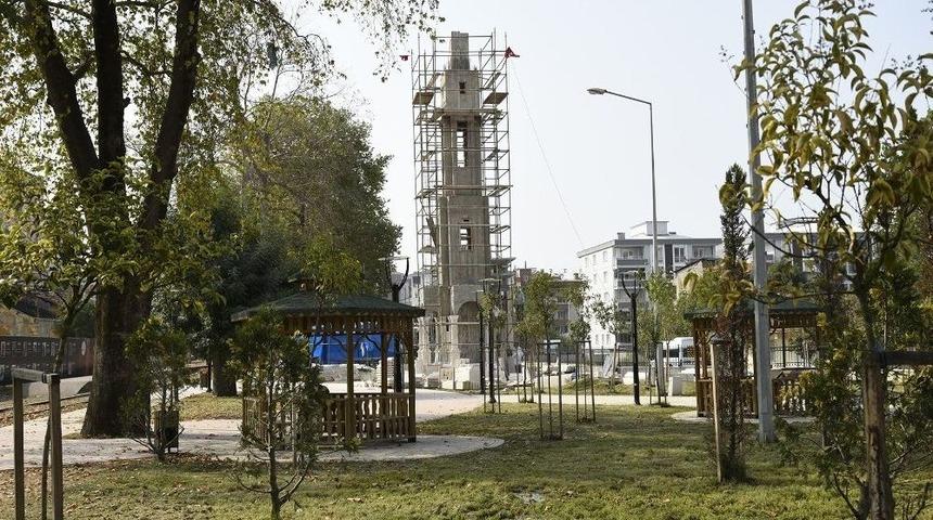 Tekkek&ouml;y Belediyesi Saat Kulesi &Ccedil;alışmalarında Sona Gelindi