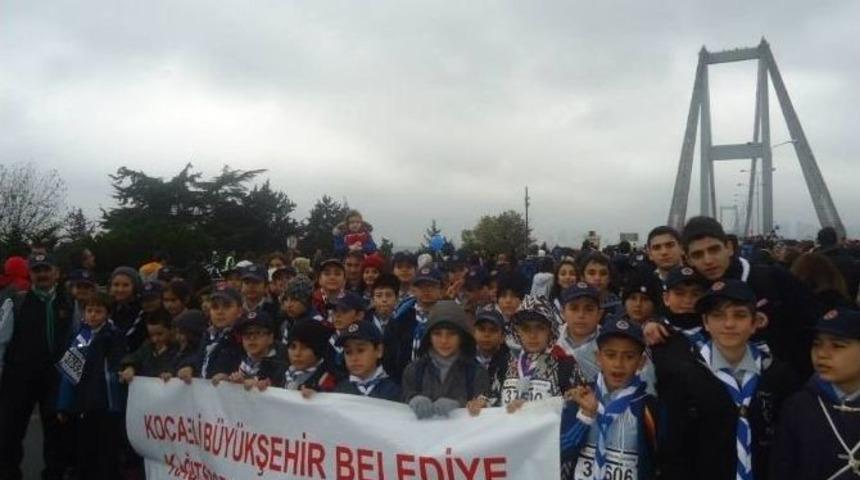 B&uuml;y&uuml;kşehirli İzciler Avrasya Maratonunda Y&uuml;r&uuml;d&uuml;