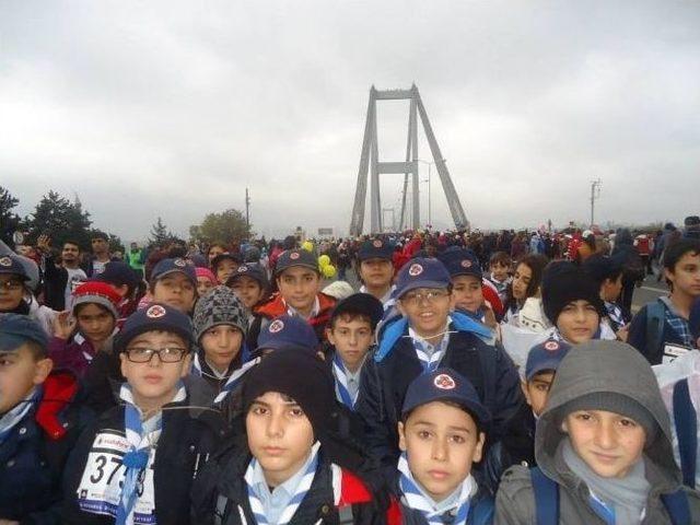 Büyükşehirli İzciler Avrasya Maratonunda Yürüdü 2