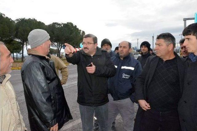 3 G&uuml;nd&uuml;r Bekletilen Tır Şof&ouml;rleri İsyan Etti 3