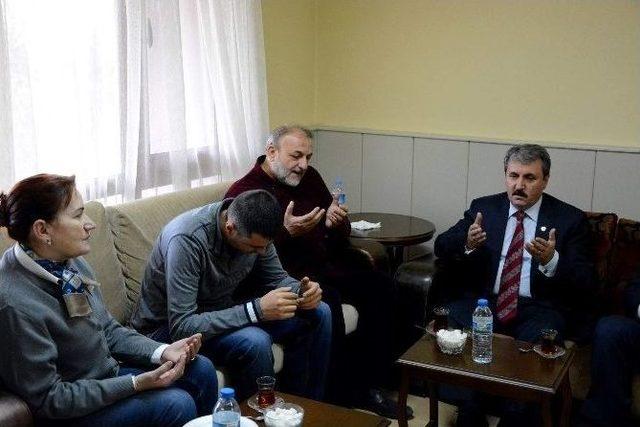 Bbp Genel Başkanı Destici, Vural’a Taziye Ziyaretinde Bulundu 1