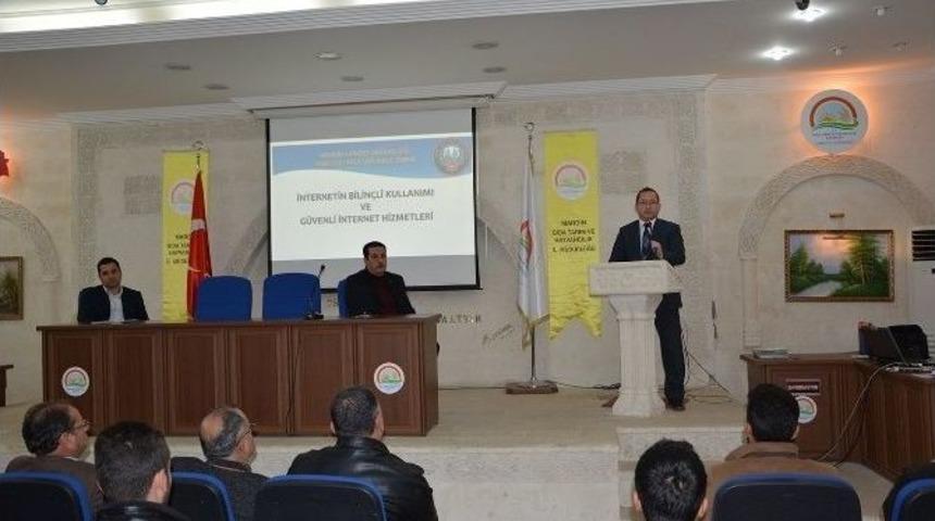 Mardin&rsquo;de İnternet Kafe Sahiplerine Eğitim Verildi
