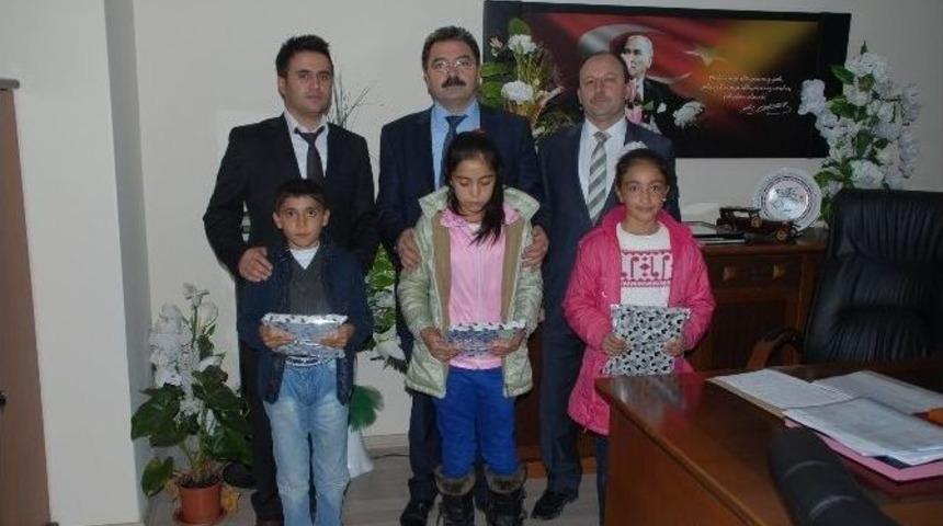 Şemsibey İlkokulu &Ouml;ğrencilerinden M&uuml;d&uuml;r Ceylani&rsquo;ye Ziyaret