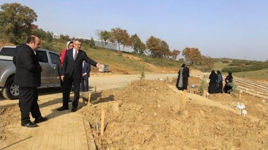 Başkan K&ouml;şker Pelitli Mezarlığında İncelemelerde Bulundu
