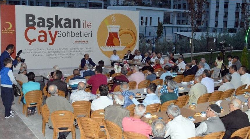 Sara&ccedil;lar Mahallesi Sakinlerinden Başkan Babaş&rsquo;a Hizmet Teşekk&uuml;r&uuml;