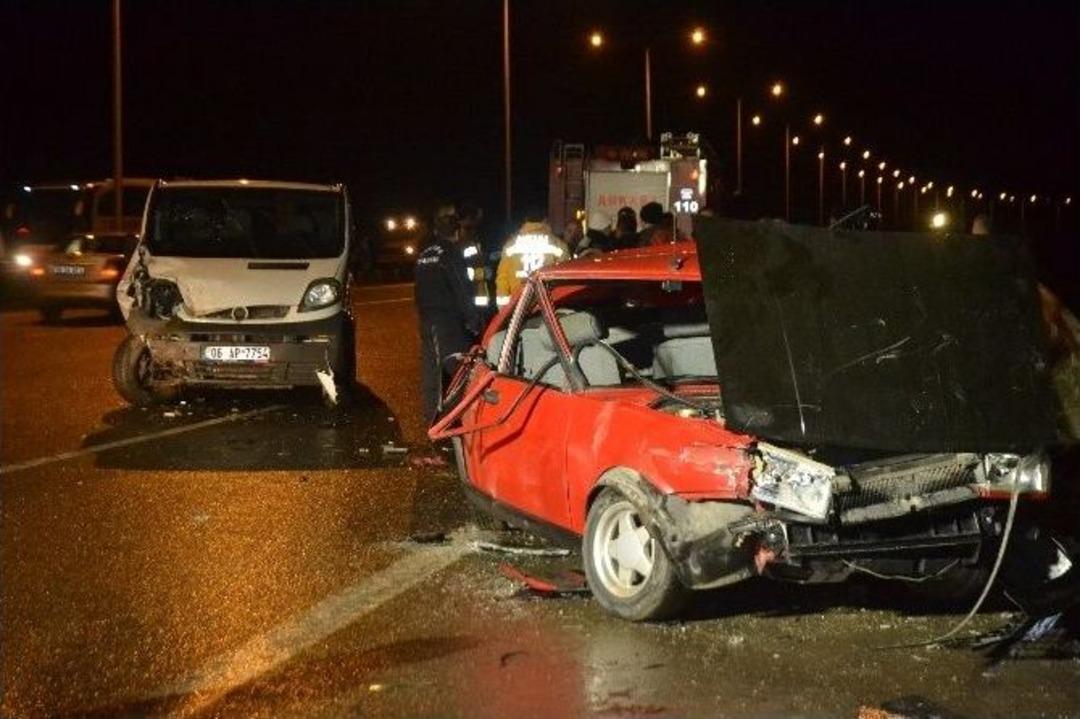 Başkent&rsquo;te Trafik Kazası: 5 Yaralı