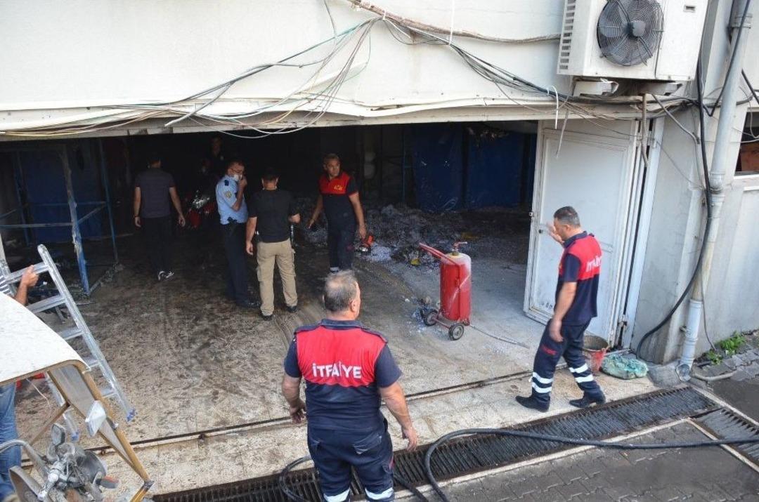 Iğdır Emniyet M&uuml;d&uuml;rl&uuml;ğ&uuml;nde Yangın