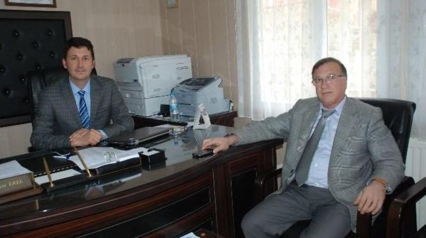 Didim Esnaf Odası Başkanı&rsquo;ndan Mesleki Eğitim M&uuml;d&uuml;r&uuml;ne Hayırlı Olsun Ziyareti...