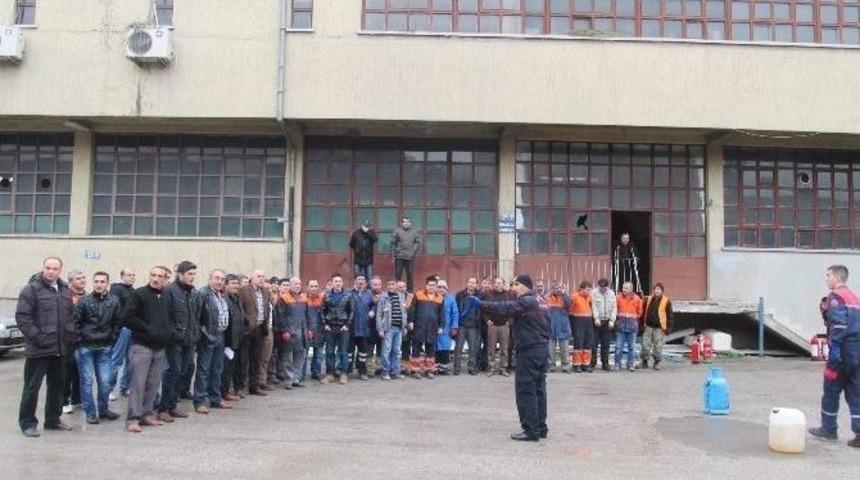 B&uuml;y&uuml;kşehir &Ccedil;alışanlarına İş G&uuml;venliği Tatbikatı