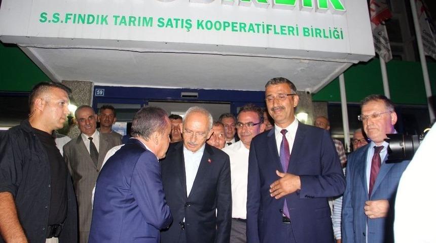 Chp Genel Başkanı Kılı&ccedil;daroğlu, Fiskobirlik&rsquo;i Ziyaret Etti