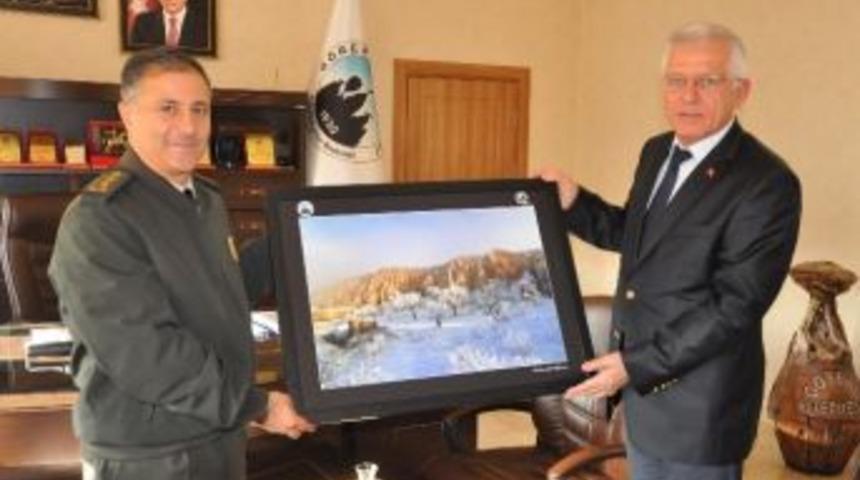 Garnizon Komutanı Alkaya&rsquo;dan Belediye Başkanı Cingil&rsquo;e Ziyaret