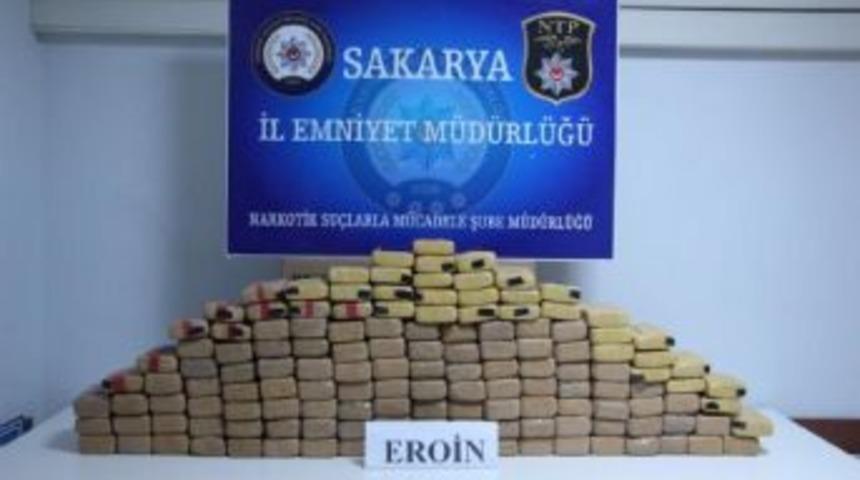 Sakarya'da 72 Kilo 970 Gram Eroin Ele Ge&ccedil;irildi