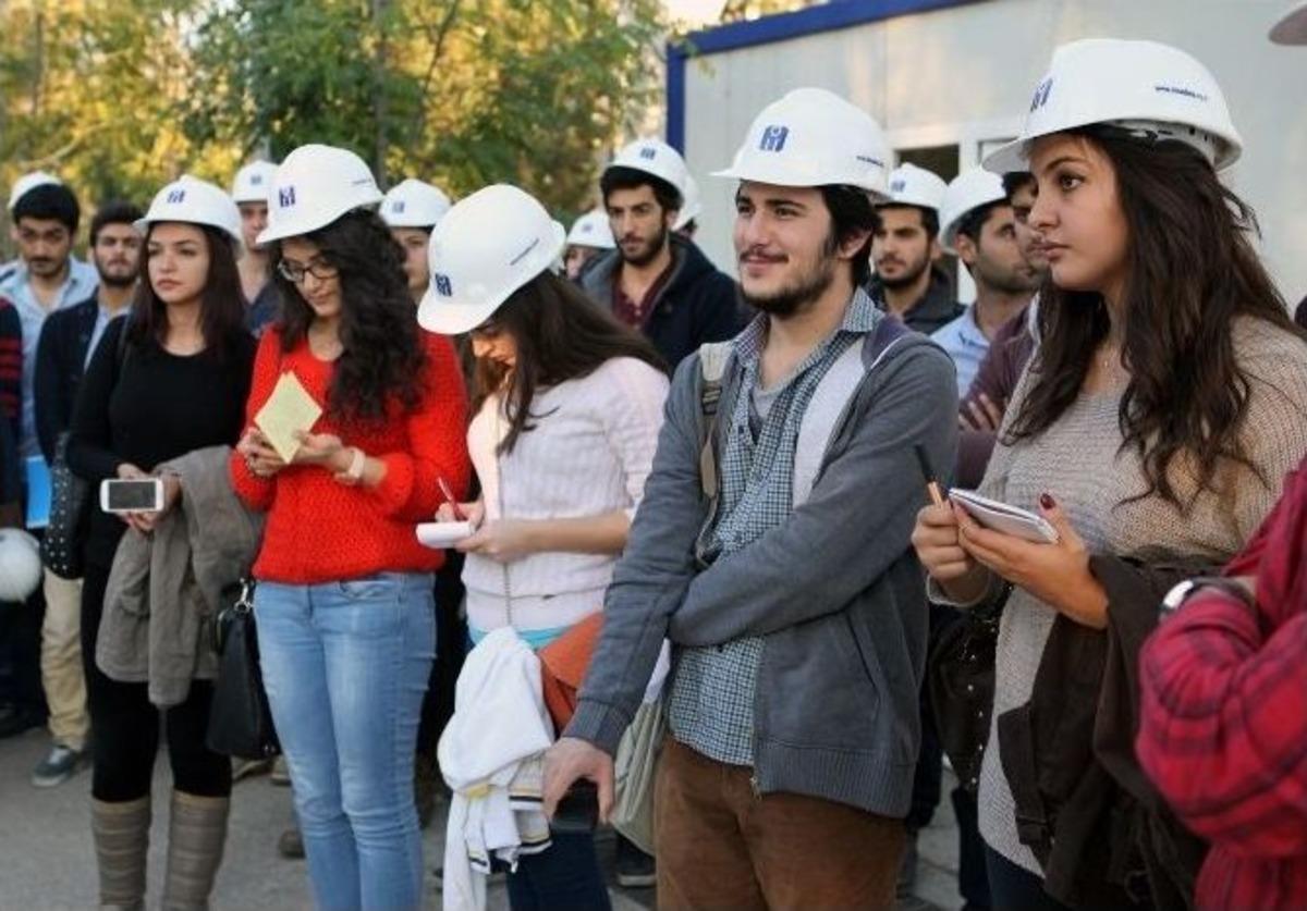 Geleceğin M&uuml;hendisleri Şantiye Gezdi