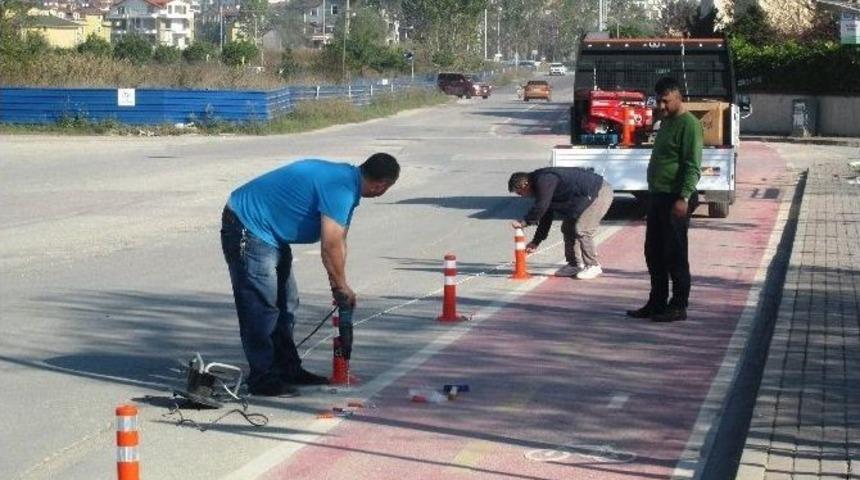 Bisiklet Yollarına Dubalı &Ouml;nlem