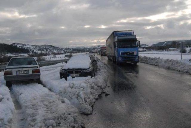 İzmir - İstanbul Karayolu Balıkesir Bölümünde Don Tehlikesi