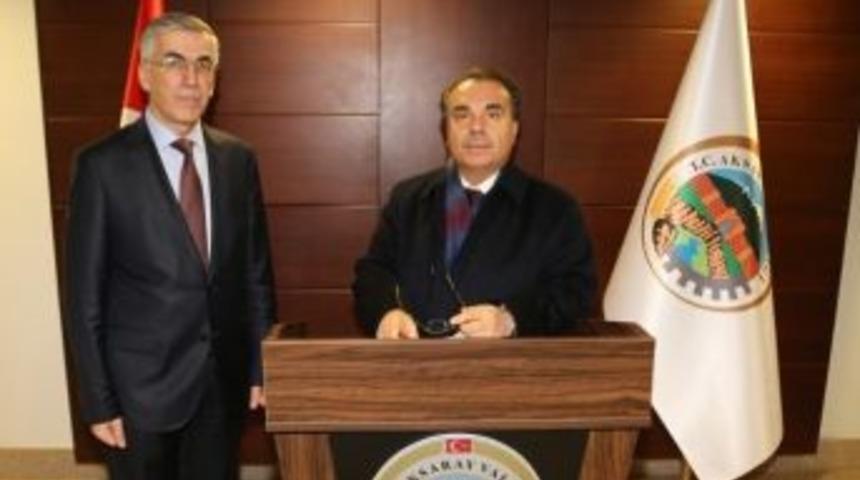 Danıştay Başsavcısı &Ccedil;etinkaya Vali Ataklı&rsquo;yı Ziyaret Etti