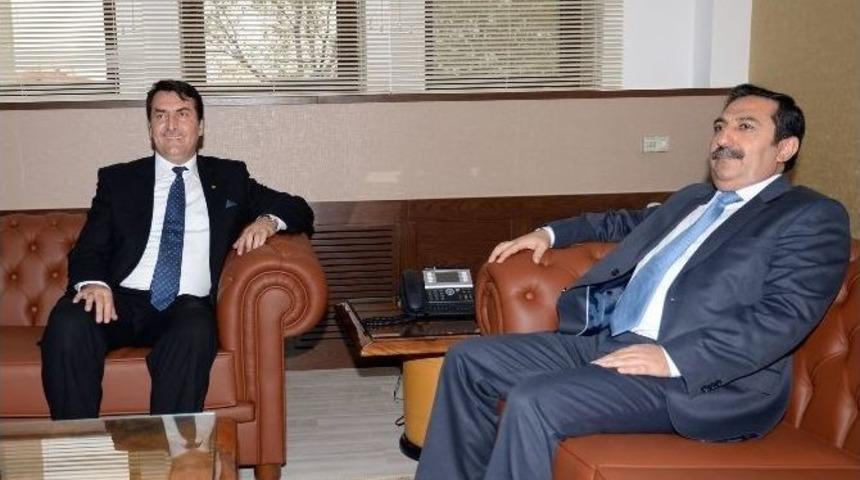 Başkan D&uuml;ndar&rsquo;dan Başsavcı Şahin&rsquo;e Ziyaret
