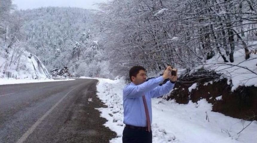 Milletvekili Tun&ccedil;&rsquo;tan Kar Selfie&rsquo;si
