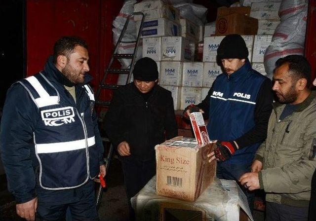 Çalıntı Gümrük Mühürlü Tır’da 495 Bin Paket Kaçak Sigara Ele Geçirildi