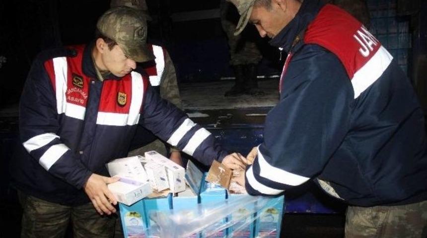 Deterjan Kutusunda Sigara Ka&ccedil;ak&ccedil;ılığına Jandarmadan Darbe