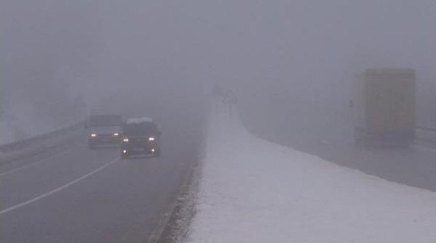 Bolu'da Sis Etkili Oldu