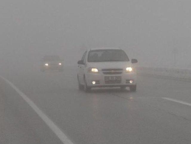 Bolu da Sis Etkili Oldu 1