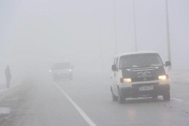 Bolu da Sis Etkili Oldu 2