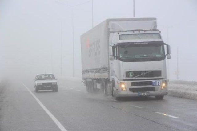 Bolu da Sis Etkili Oldu 3