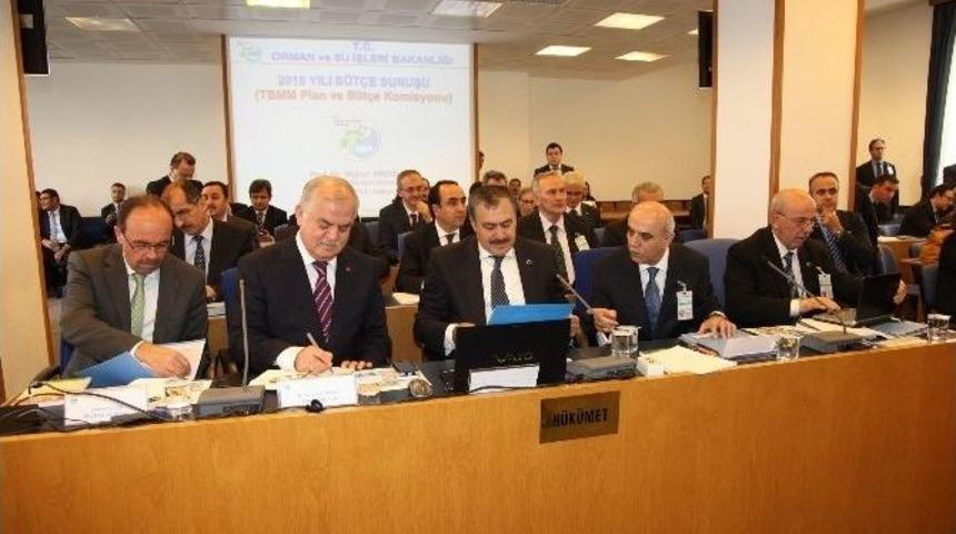 Plan Ve B&uuml;t&ccedil;e Komisyonu&rsquo;nda Orman Ve Su İşleri Bakanlığı B&uuml;t&ccedil;esi G&ouml;r&uuml;ş&uuml;ld&uuml;