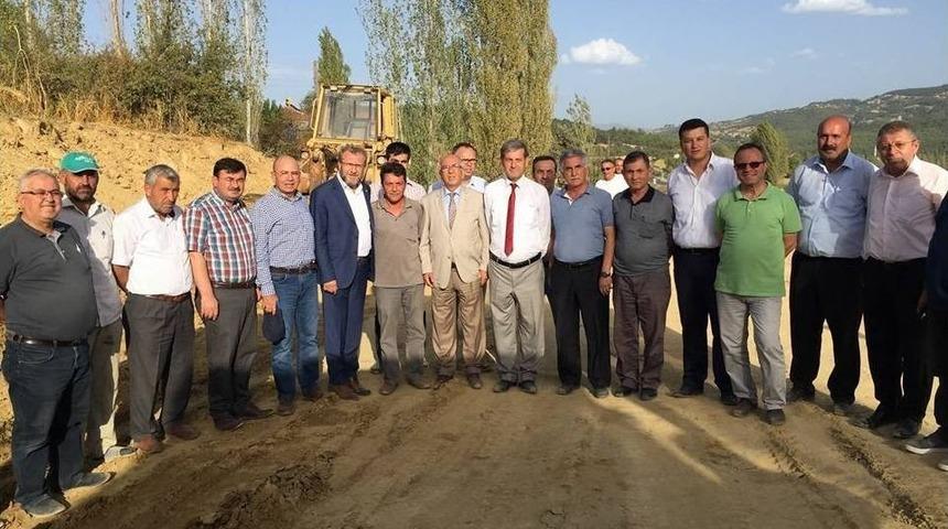 Simav-abide B&ouml;l&uuml;nm&uuml;ş Yol &Ccedil;alışmaları Başladı