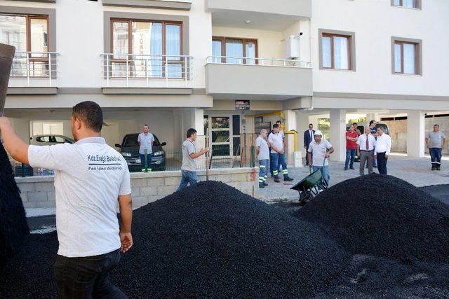 Başkan Uysal, Çalışmaları Yerinde İnceledi