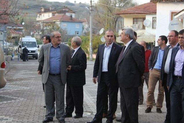 Başkan Karaosmanoğlu Karam&uuml;rsel K&ouml;ylerinde İncelemelerde Bulundu 2