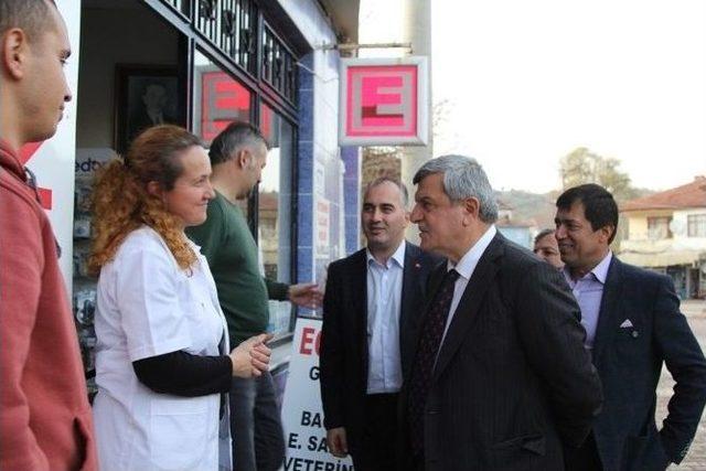 Başkan Karaosmanoğlu Karam&uuml;rsel K&ouml;ylerinde İncelemelerde Bulundu 3