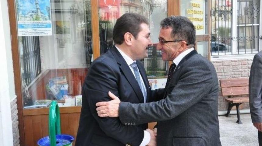 Başkan Saka&rsquo;dan İl&ccedil;e Milli Eğitim M&uuml;d&uuml;r&uuml;ne Ziyaret