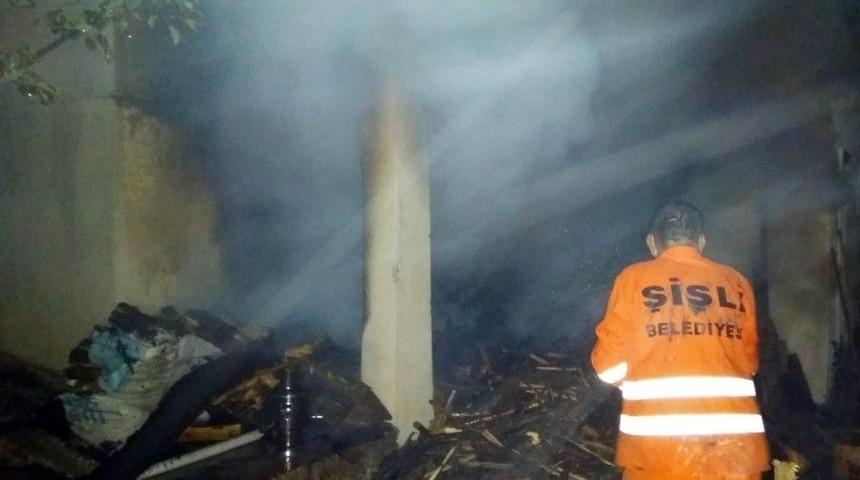 Kastamonu&rsquo;da Bir Ev Yandı