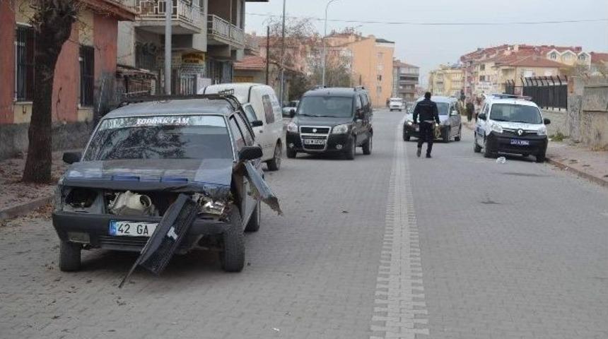 Kulu&rsquo;da Trafik Kazası: 2 Yaralı