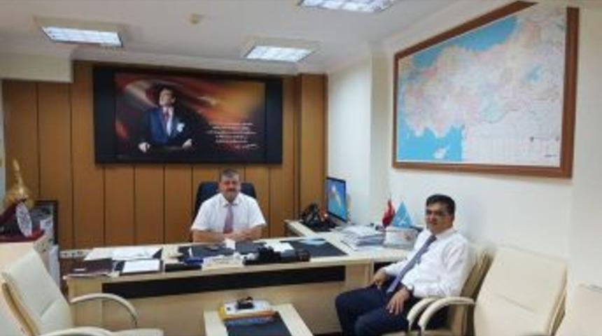 İşkur Müdürü Ve Başkan Yalçın Bir Araya Geldi