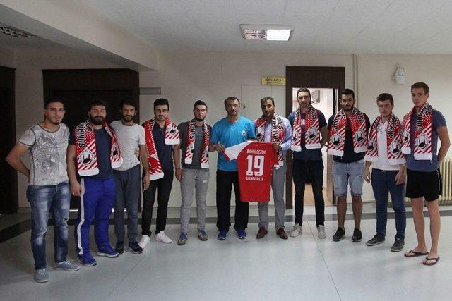 Voleybolculardan Başkana Ziyaret 1