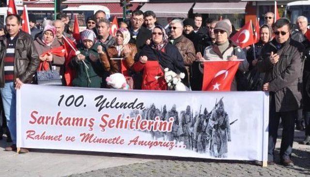 Uşak'ta Sarıkamış Şehitleri Anıldı