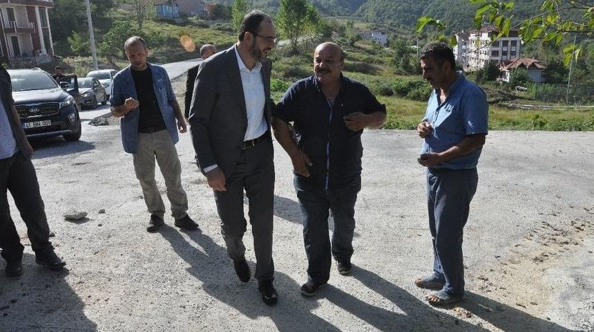 Başkan Ayaz, Belediye Ekiplerinin &Ccedil;alışmalarını İnceledi