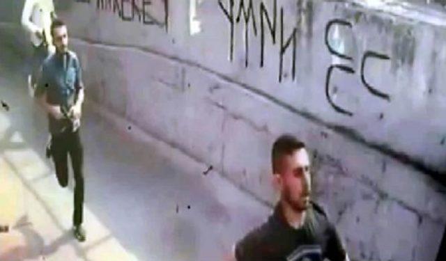 Adliye Önündeki Kavga Sonrası Kaçan Silahlı Kişiler Güvenlik Kamerasında 1