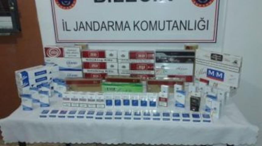 İl Jandarma Komutanlığı&rsquo;ndan Ka&ccedil;ak Sigara Operasyonu