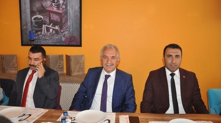 Milletvekili Beyribey Ve İl Başkanı &Ccedil;alkın Basınla Buluştu