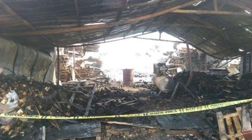 Bbp&rsquo;li Başkanın İşyerinde Yangın