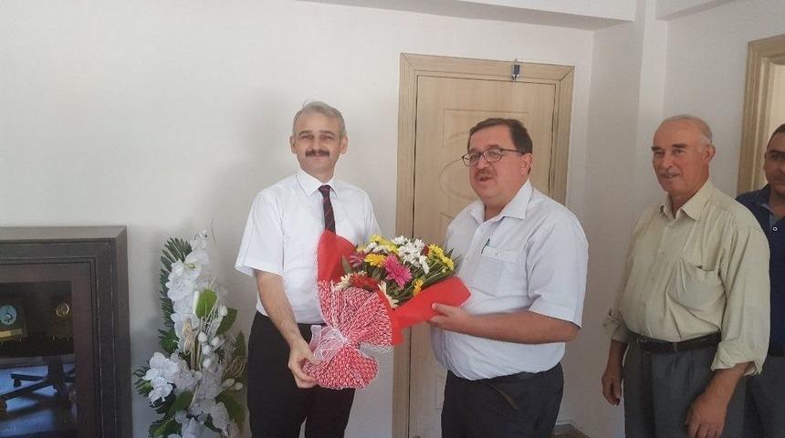 Kaymakam G&uuml;ven Esnaf Odası Başkanlarını Ağırladı