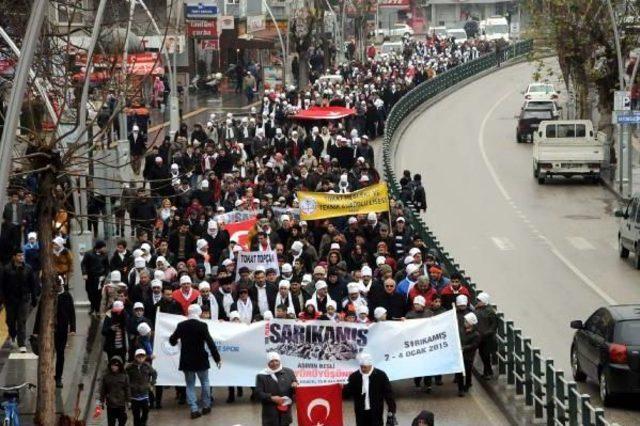 Tokat'ta Sarıkamış Şehitleri İçin Yürüyüş