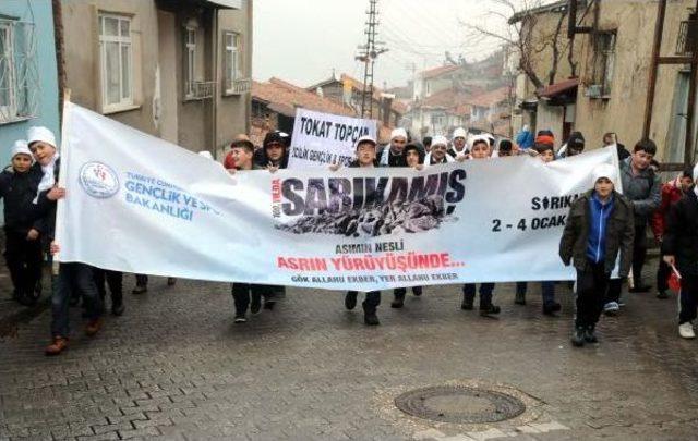 Tokat'ta Sarıkamış Şehitleri İçin Yürüyüş