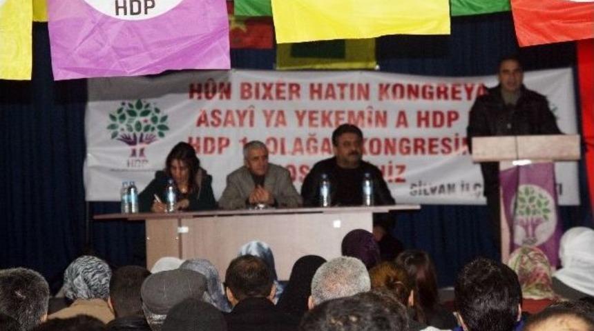 Hdp Silvan İl&ccedil;e Teşkilatı 1. Olağan Kongresi Yapıldı